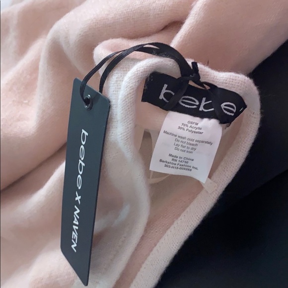 BEBE BABY PINK PONCHO - Picture 4 of 6